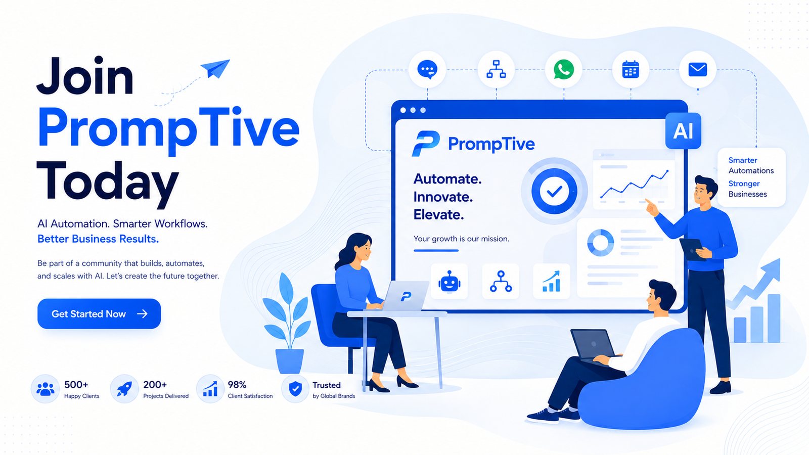Join PrompTive — AI automation for smarter workflows and better business results